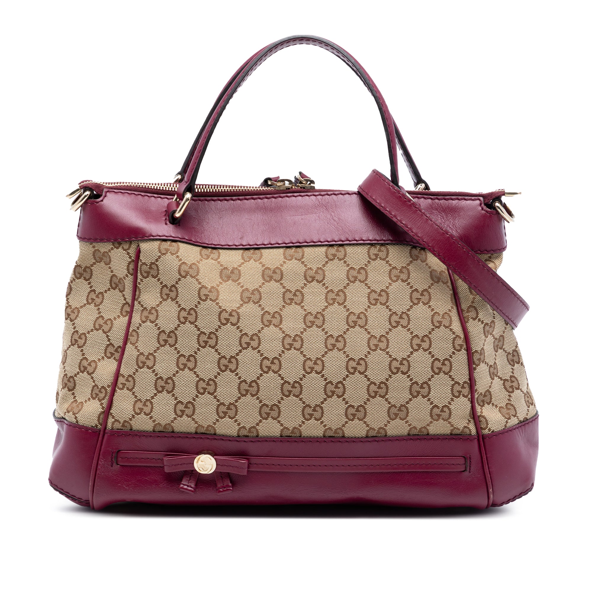 GG Canvas Mayfair Satchel - Image 1