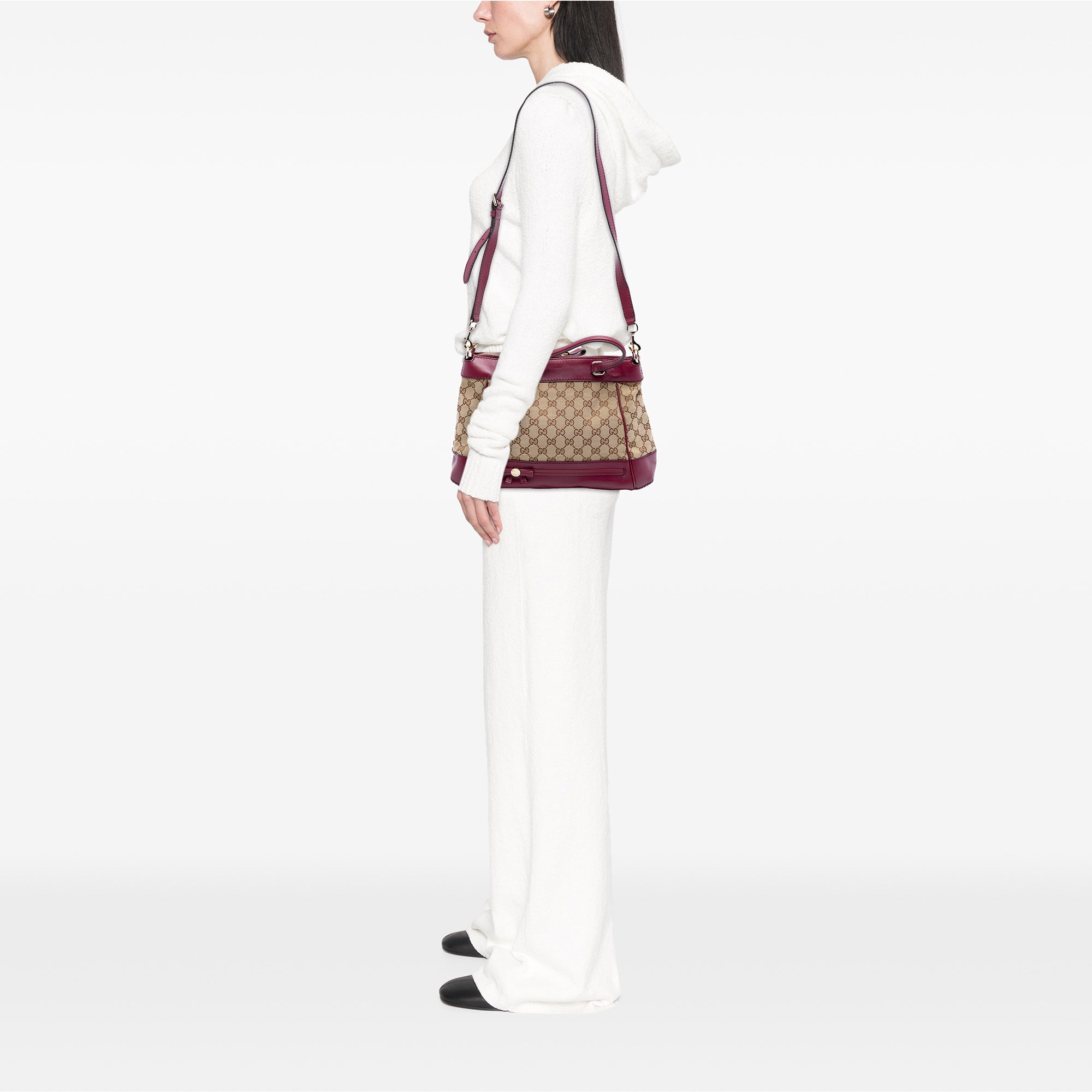 GG Canvas Mayfair Satchel - Image 7