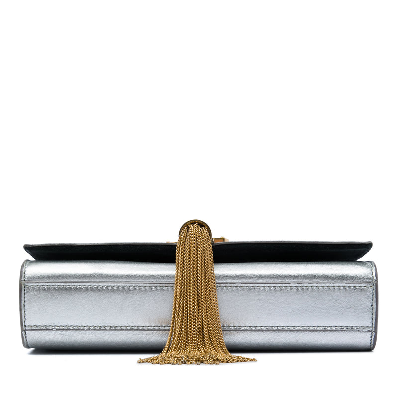 Small Metallic Calfskin Monogram Kate Tassel Crossbody - Image 3