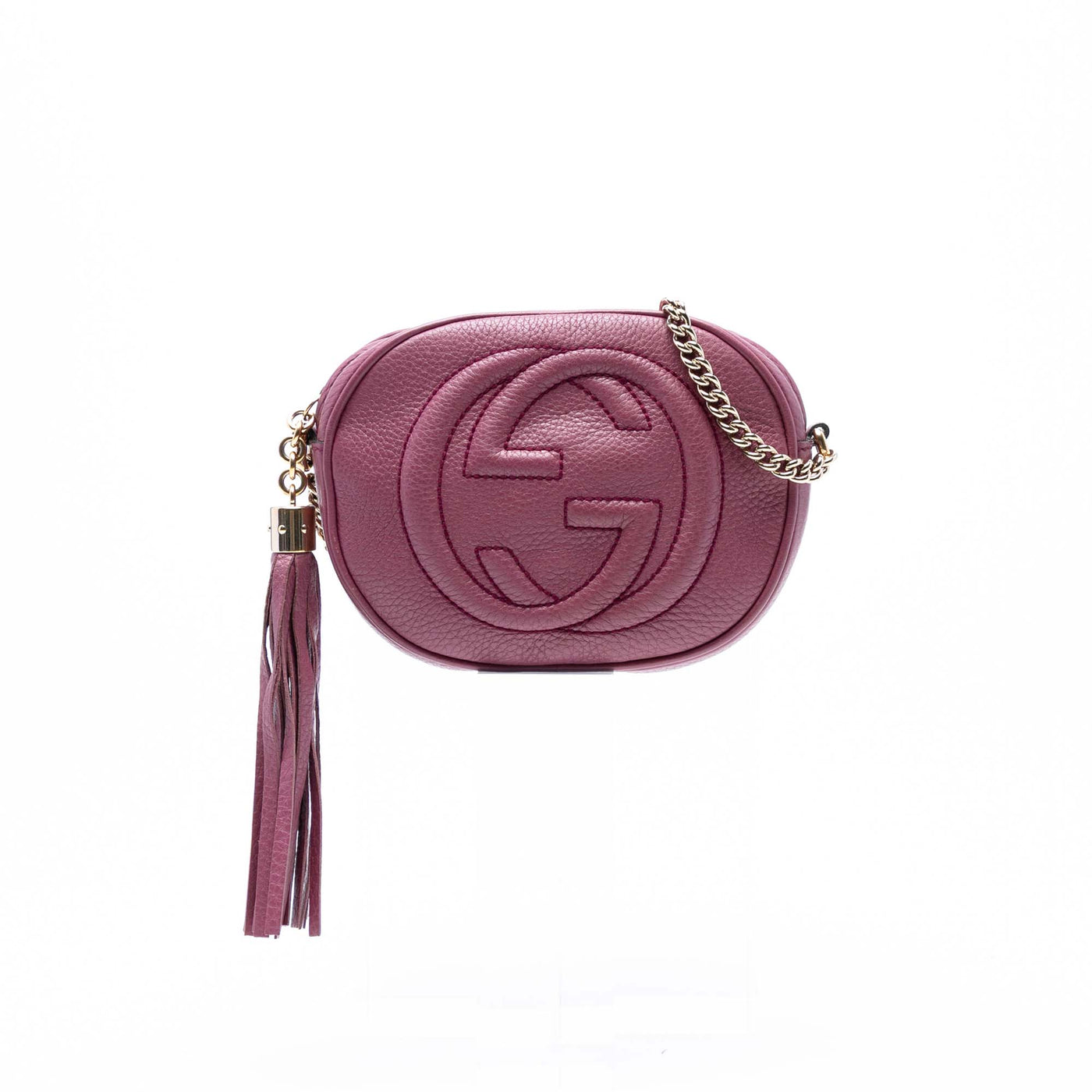 Mini Pebbled Calfskin Soho Chain Crossbody - Image 1