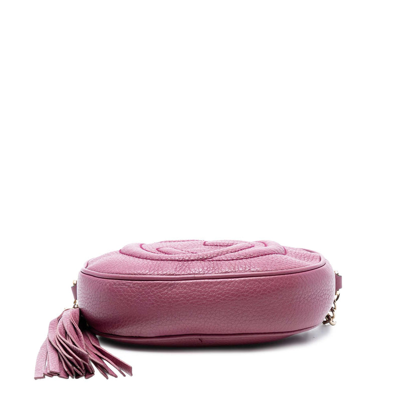 Mini Pebbled Calfskin Soho Chain Crossbody - Image 3