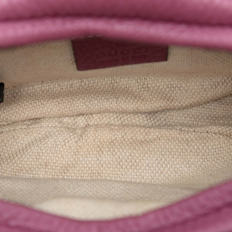 Mini Pebbled Calfskin Soho Chain Crossbody - Image 4