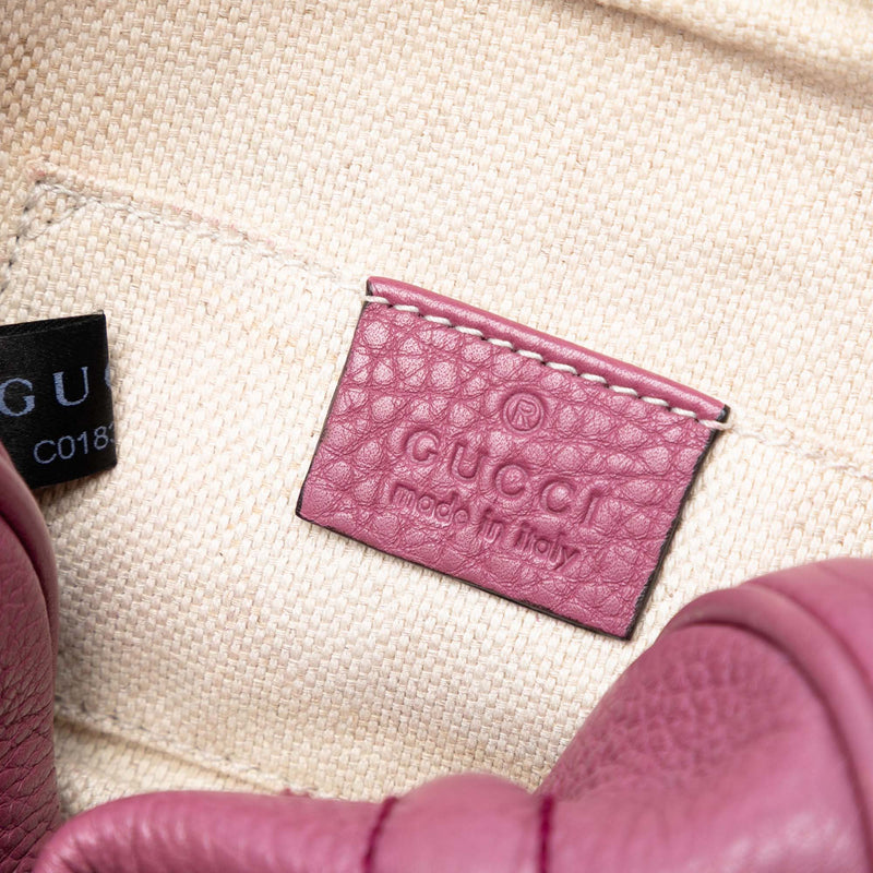 Mini Pebbled Calfskin Soho Chain Crossbody - Image 5
