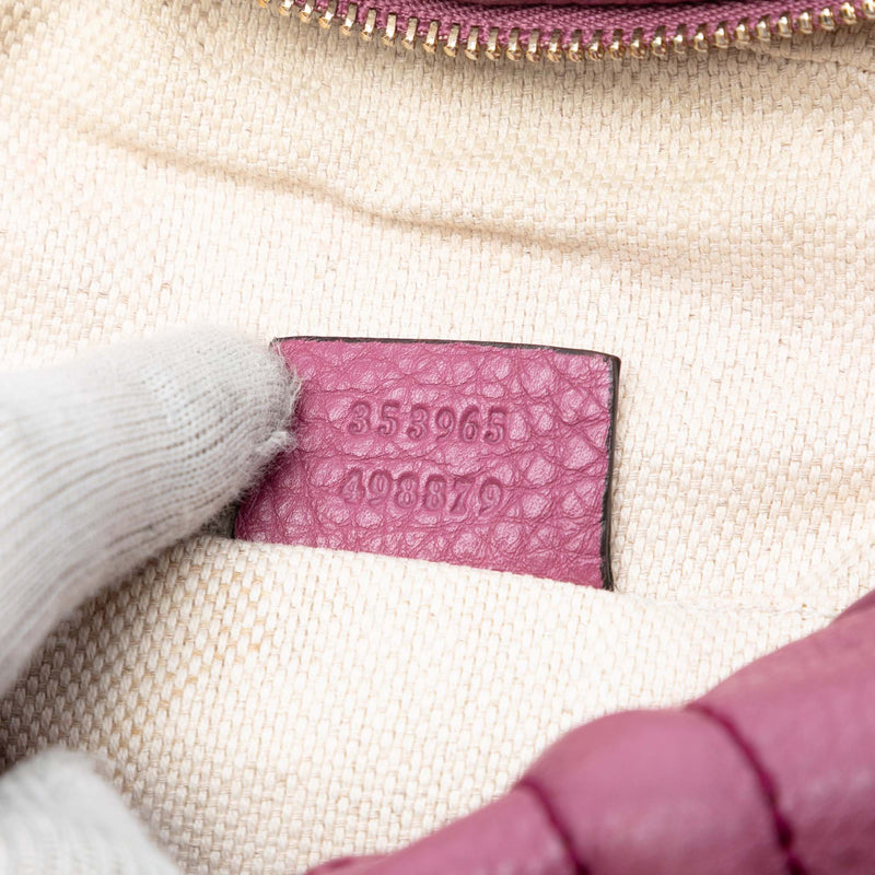 Mini Pebbled Calfskin Soho Chain Crossbody - Image 6