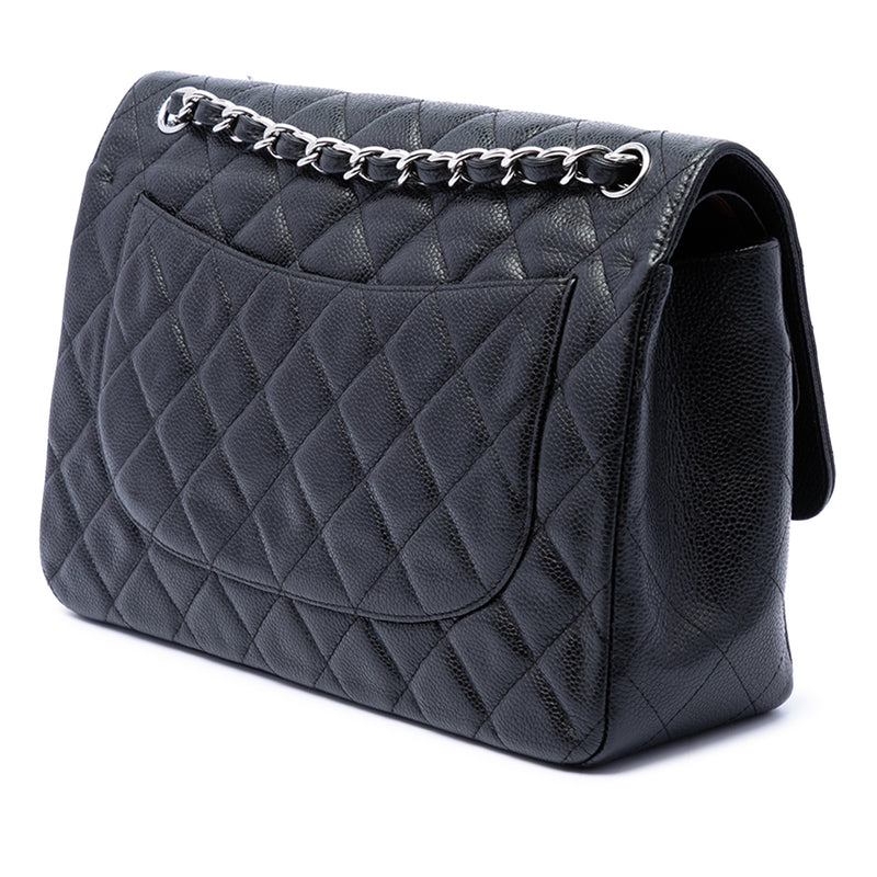 Jumbo Classic Caviar Double Flap - Image 2