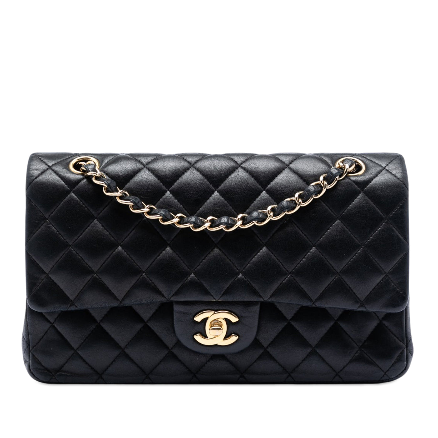 Medium Classic Lambskin Double Flap - Image 1