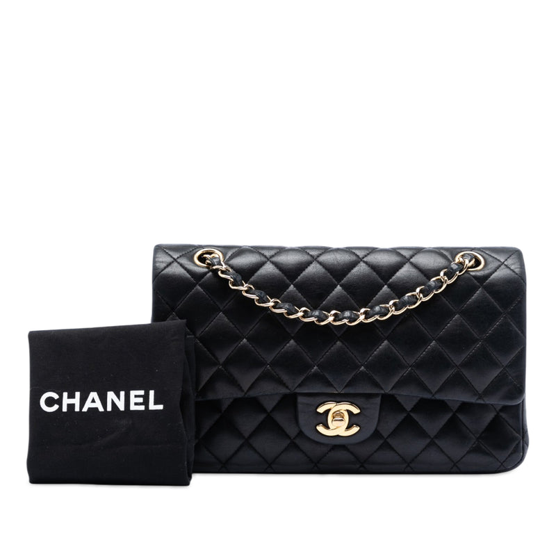 Medium Classic Lambskin Double Flap - Image 6