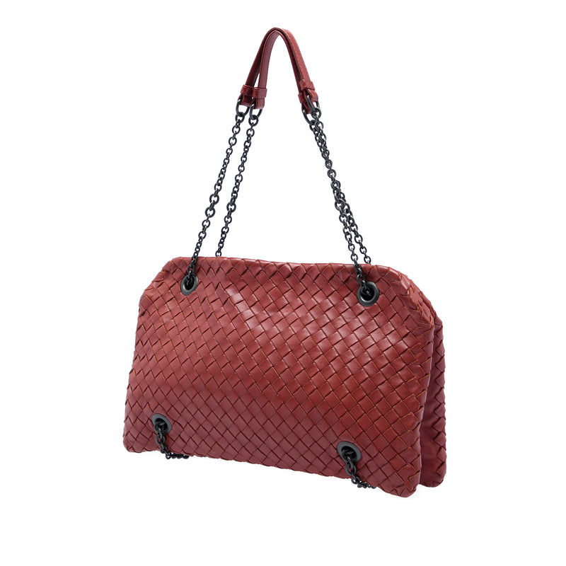 Nappa Intrecciato Duo Shoulder Bag - Image 2
