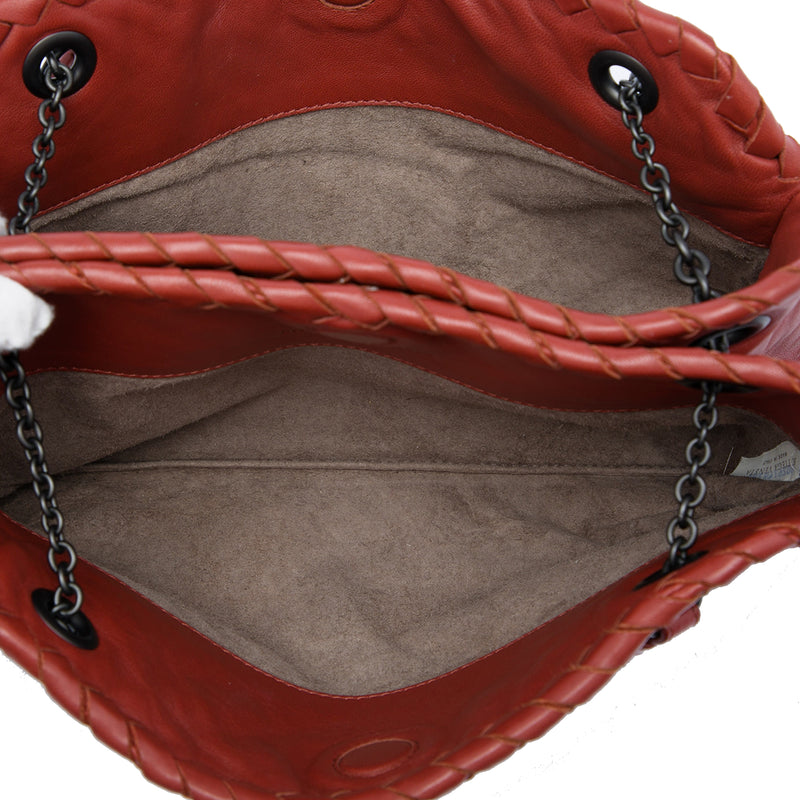 Nappa Intrecciato Duo Shoulder Bag - Image 4