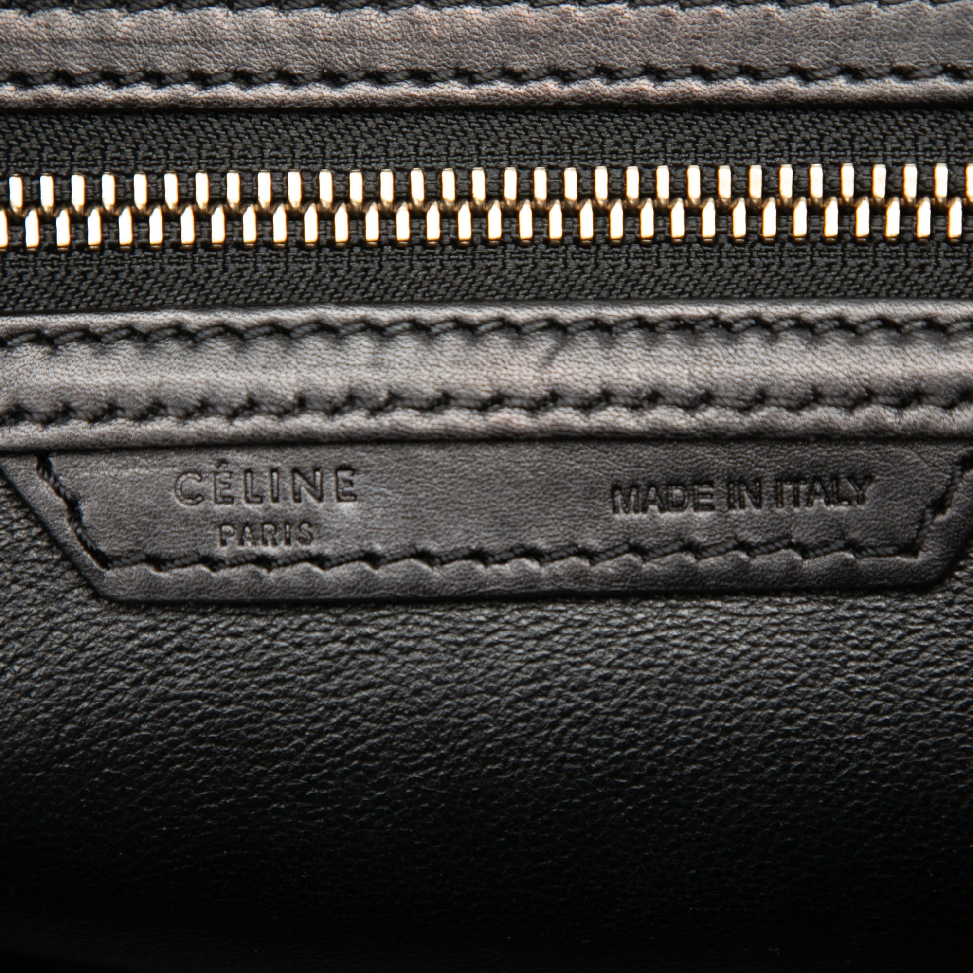 Micro Tricolor Calfskin and Suede Luggage Tote - Image 5
