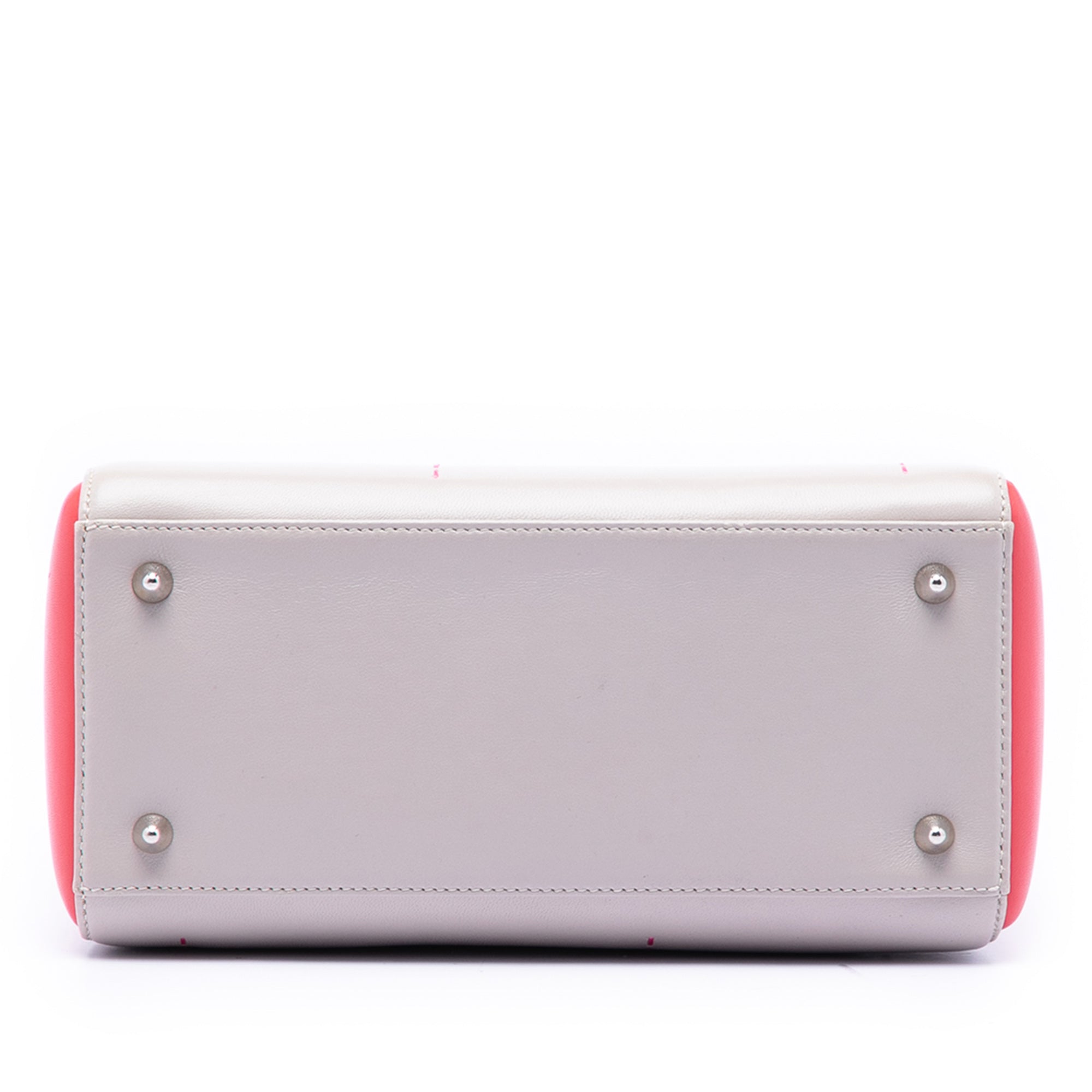 Medium Tricolor Lambskin Macrocannage Stitched Lady Dior - Image 3