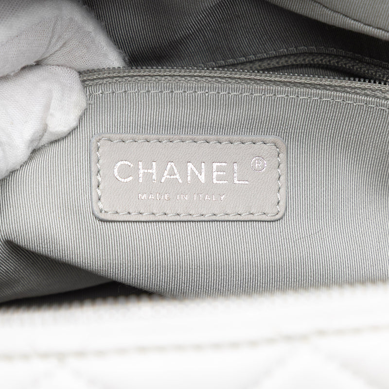 CC Lambskin Frame Tote - Image 5