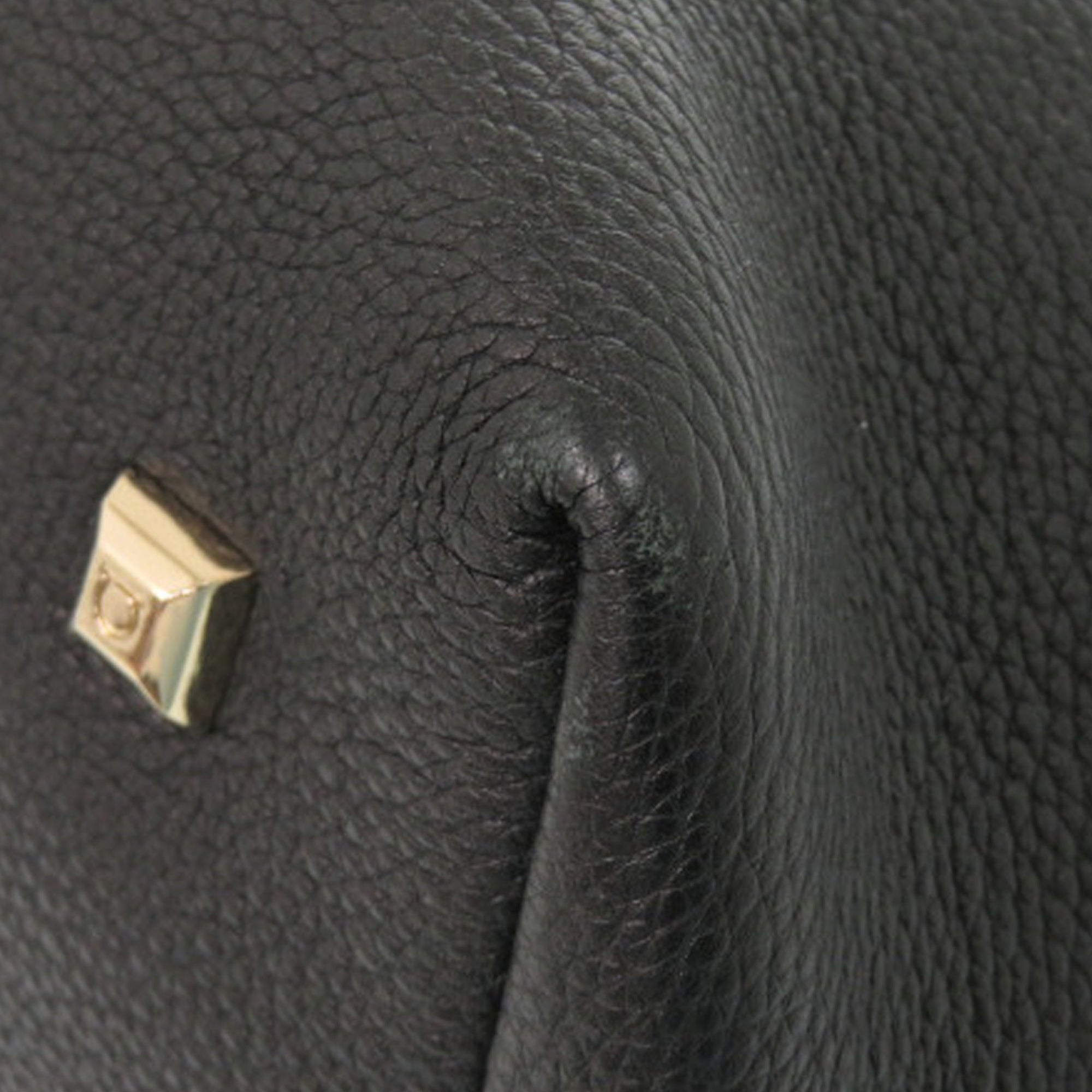 Grained Calfskin Studded Gancini Tote - Image 10