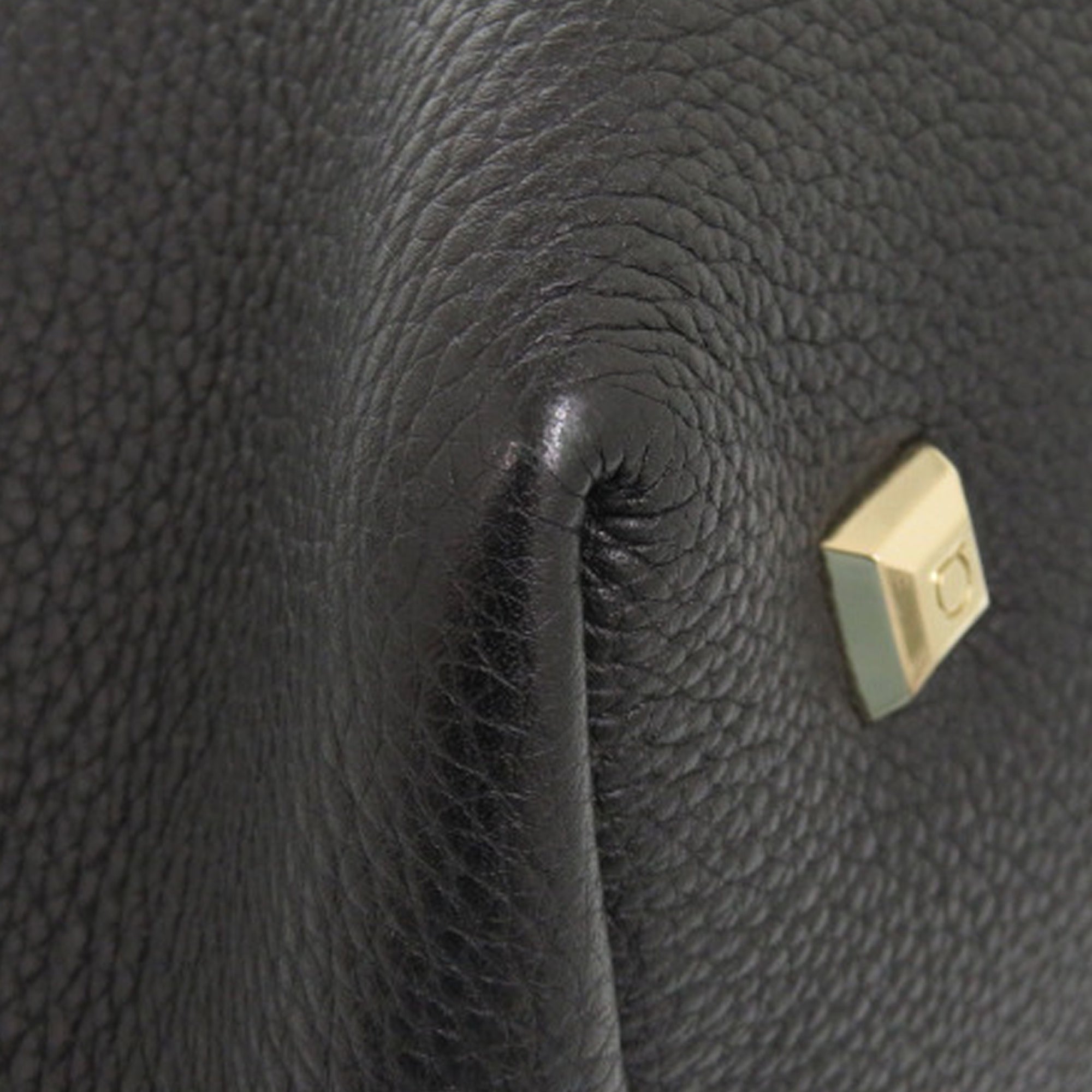 Grained Calfskin Studded Gancini Tote - Image 11