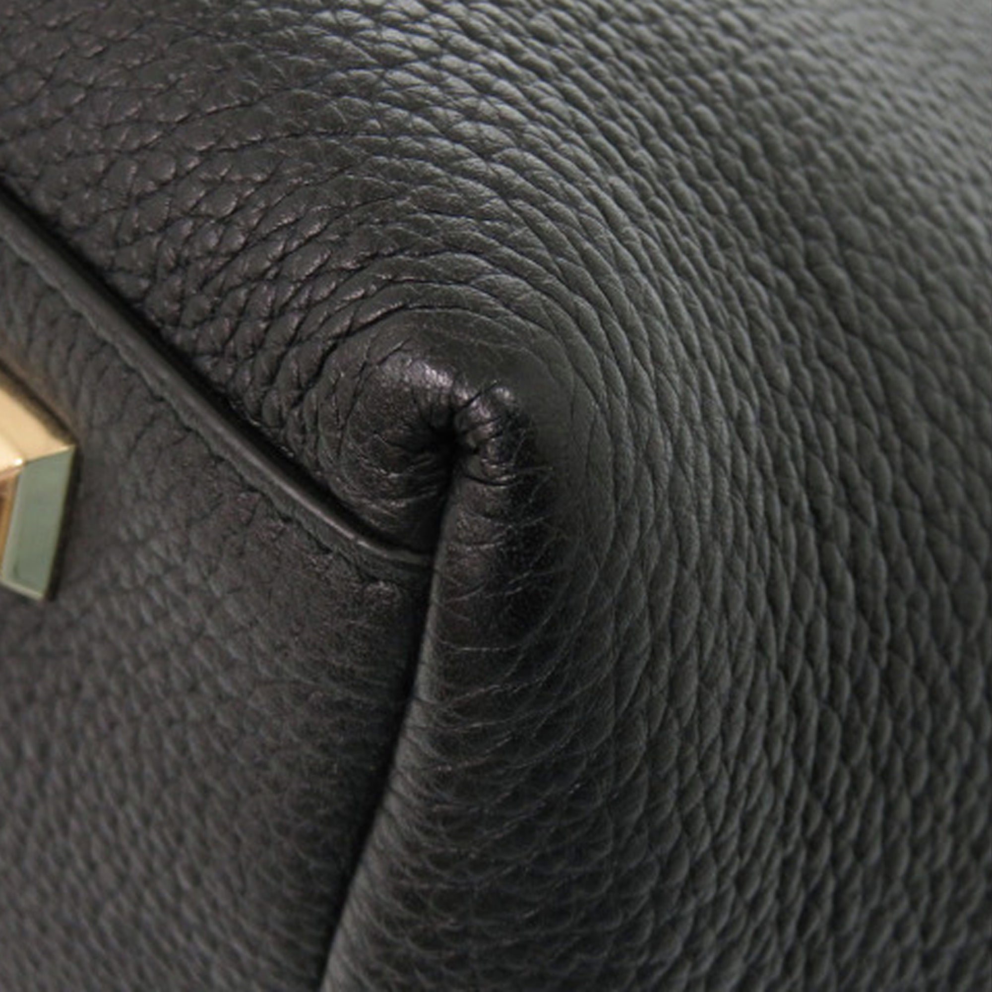 Grained Calfskin Studded Gancini Tote - Image 12