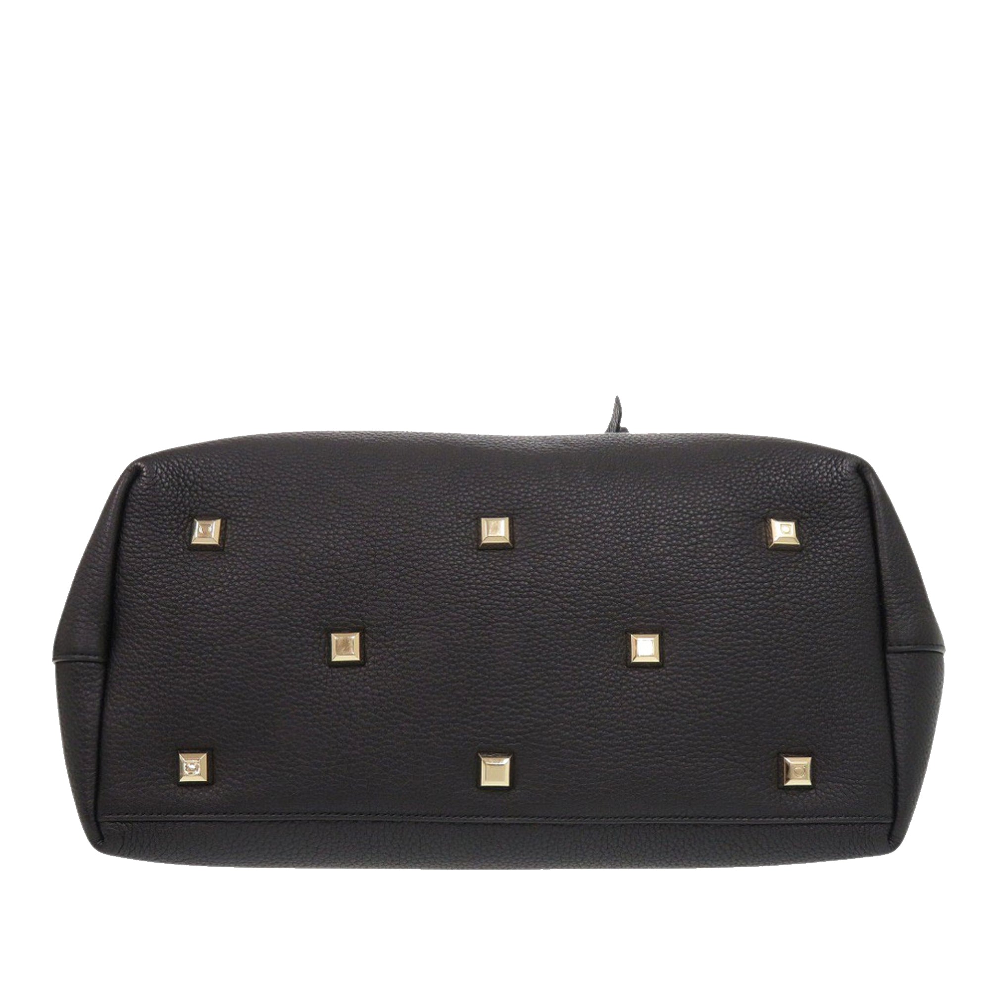 Grained Calfskin Studded Gancini Tote - Image 3