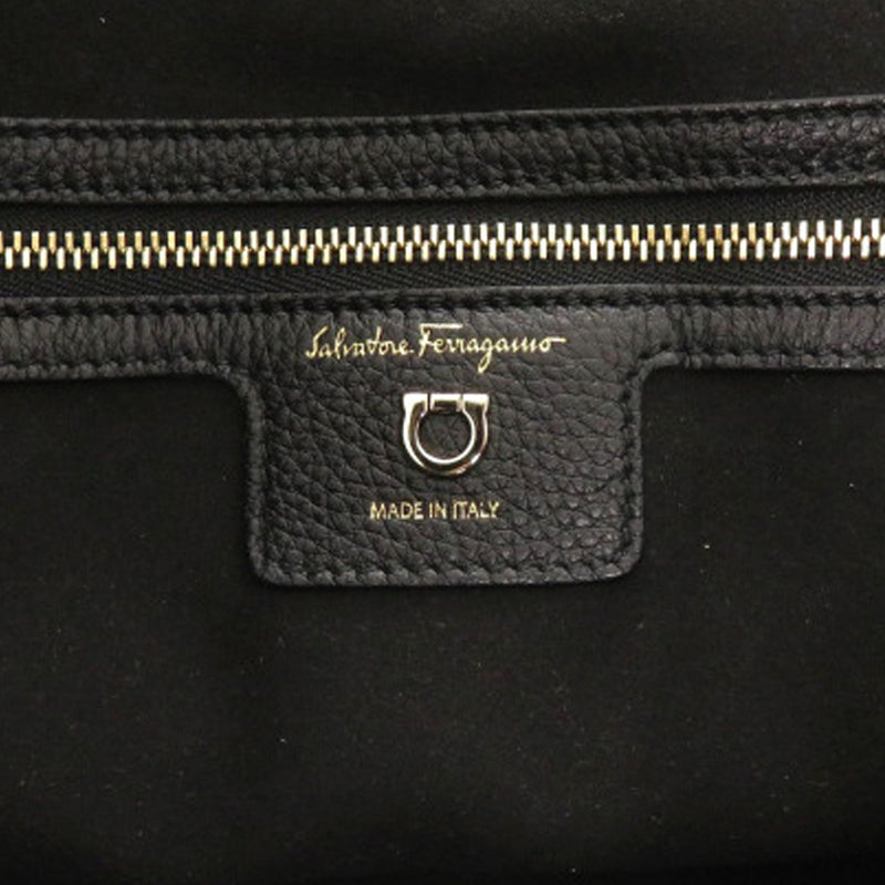 Grained Calfskin Studded Gancini Tote - Image 5