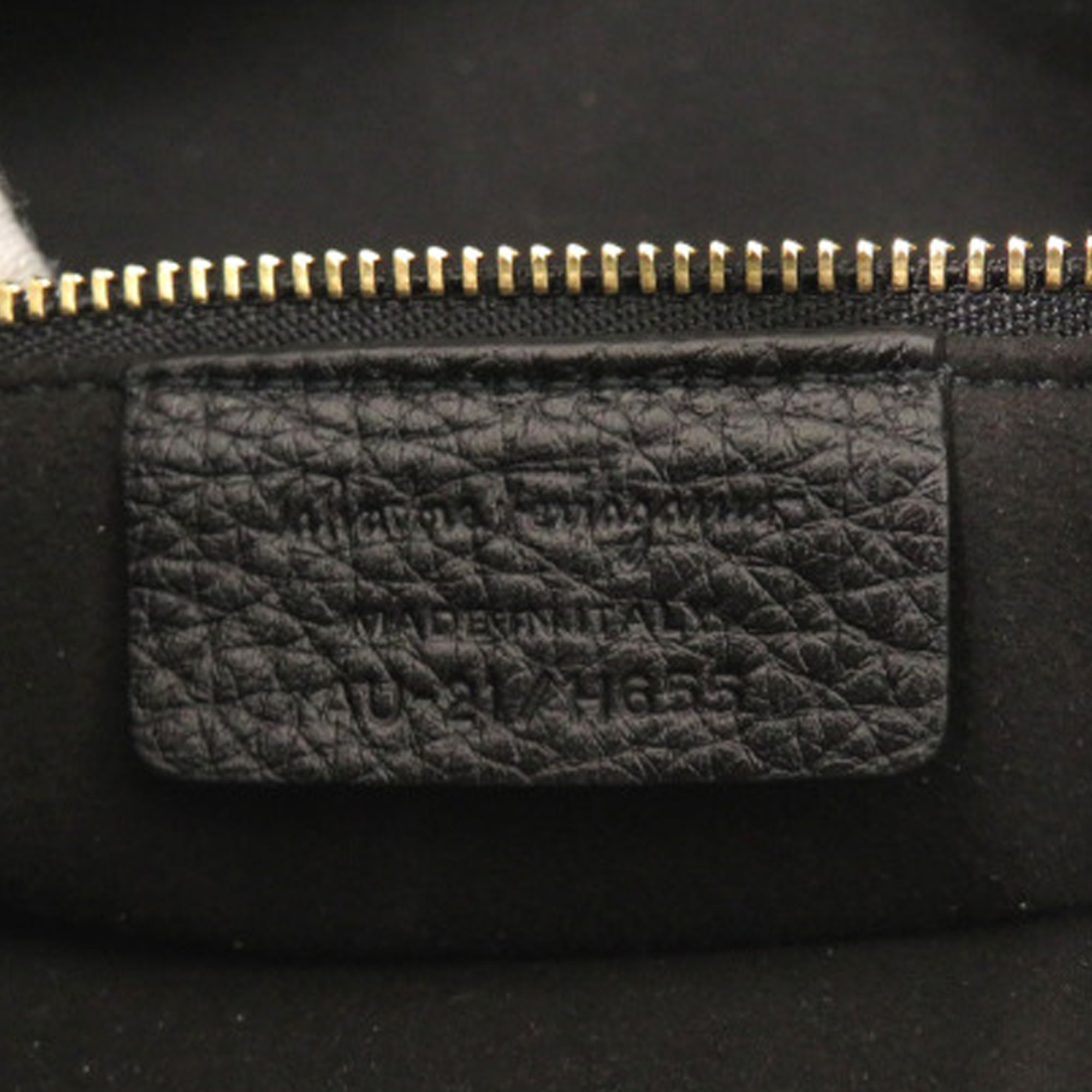 Grained Calfskin Studded Gancini Tote - Image 6