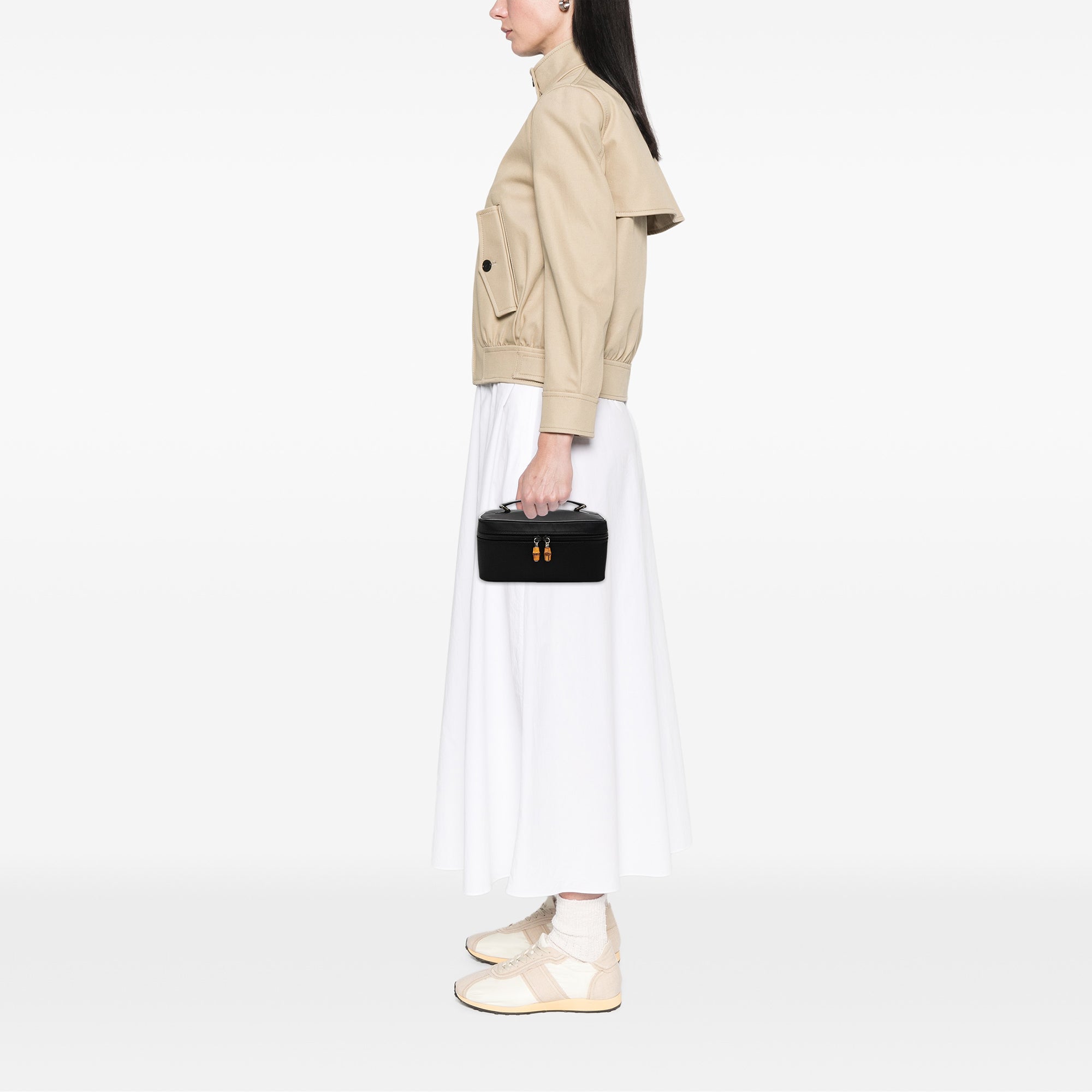 Nylon Bamboo Vanity Bag - Image 6