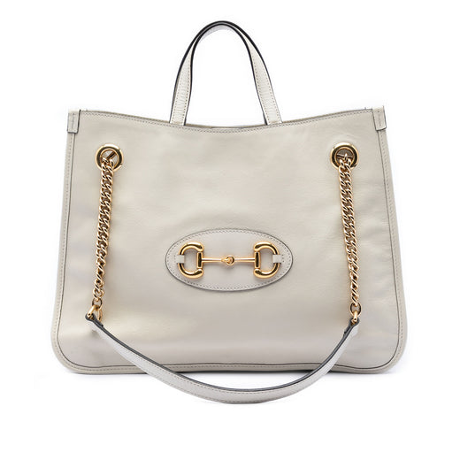 Medium Calfskin Horsebit 1955 Chain Tote - Image 1