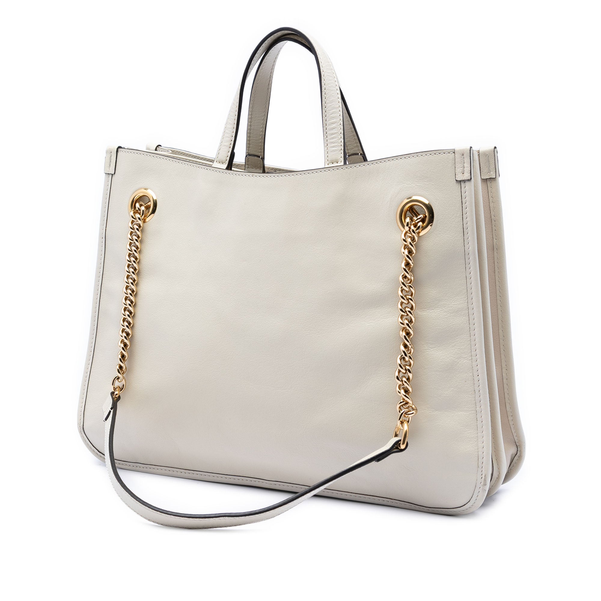 Medium Calfskin Horsebit 1955 Chain Tote - Image 2