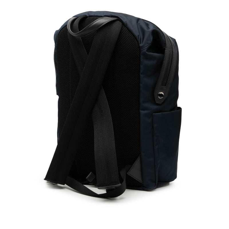 Nylon Vocabulary Blue Backpack - Image 2