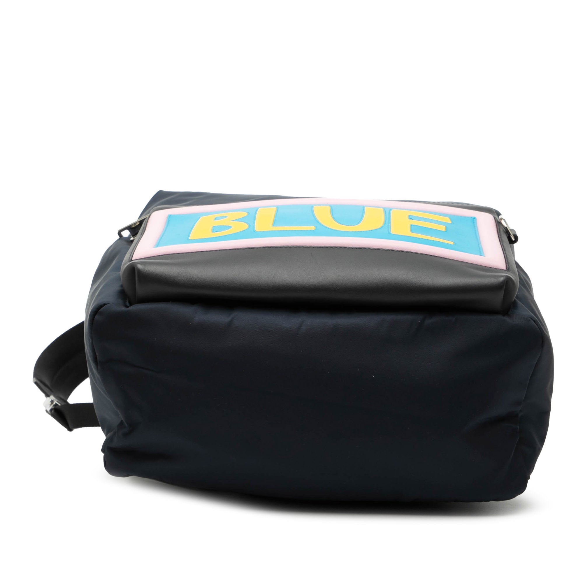 Nylon Vocabulary Blue Backpack - Image 3