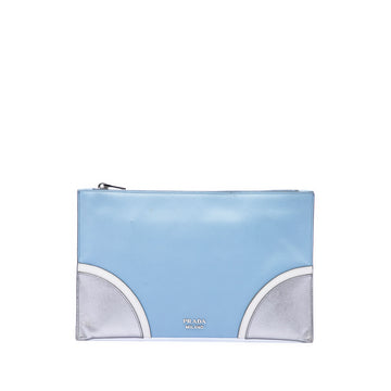 Tricolor Saffiano Clutch - Image 1