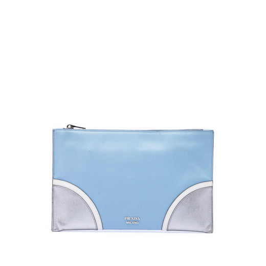 Tricolor Saffiano Clutch - Image 1