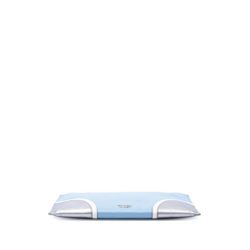 Tricolor Saffiano Clutch - Image 3