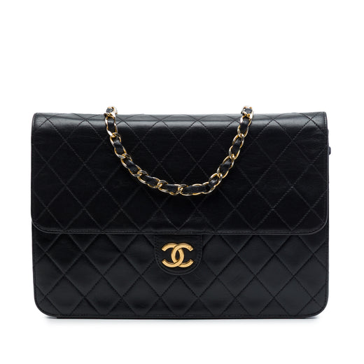 Medium CC Quilted Lambskin Single Flap - Image 1