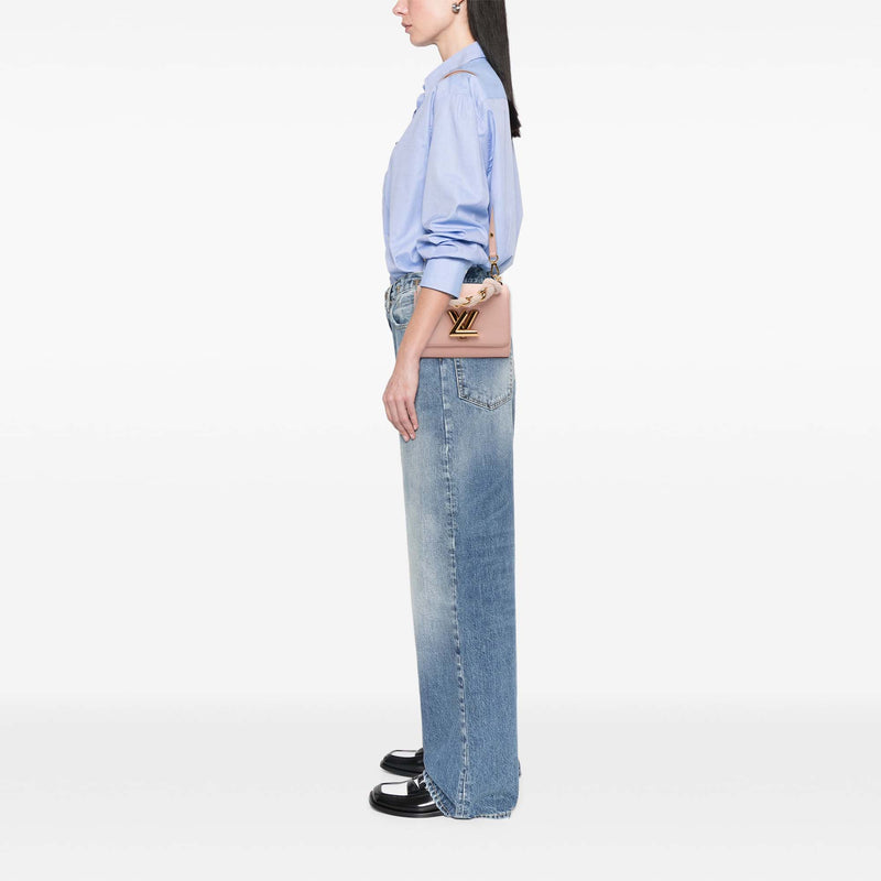 Taurillon Shearling Braided Handle Twist PM - Image 6