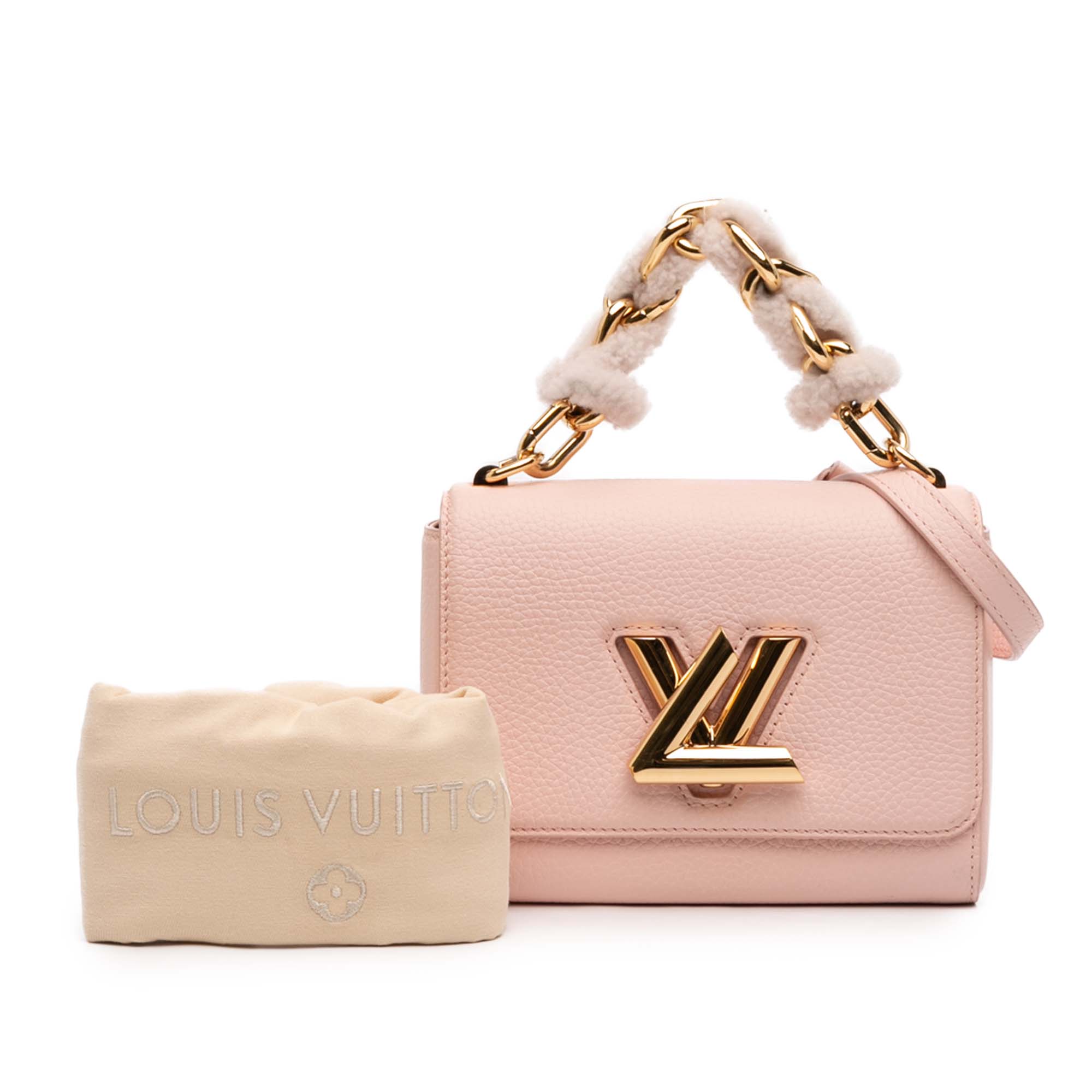 Taurillon Shearling Braided Handle Twist PM - Image 7