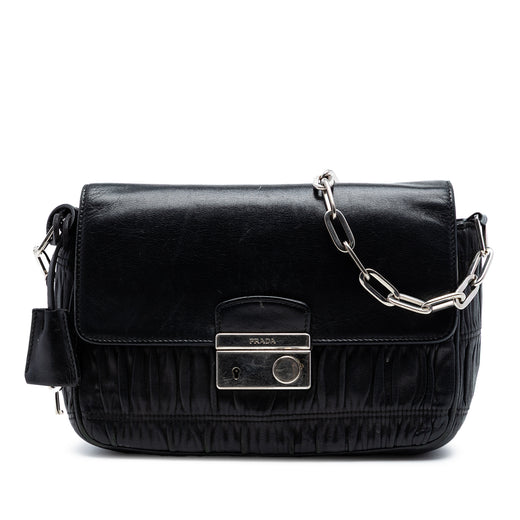 Nappa Gaufre Sound Lock Shoulder Bag - Image 1