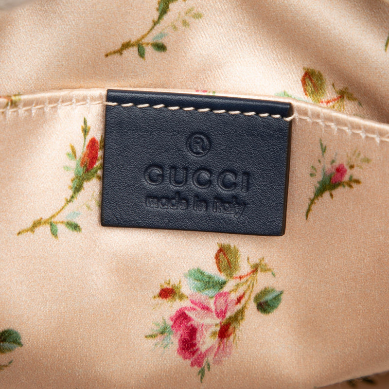 Small GG Marmont Matelasse Denim Pearly Crossbody - Image 5