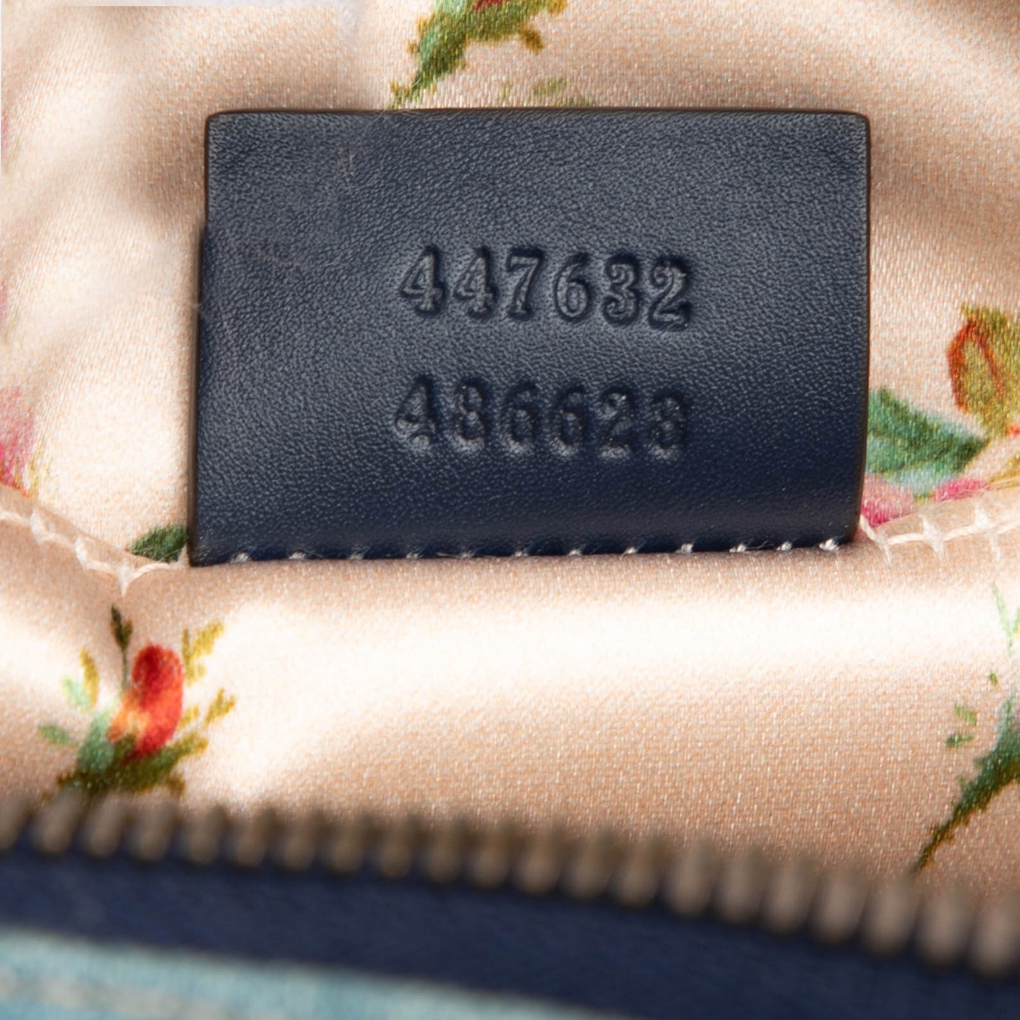 Small GG Marmont Matelasse Denim Pearly Crossbody - Image 6