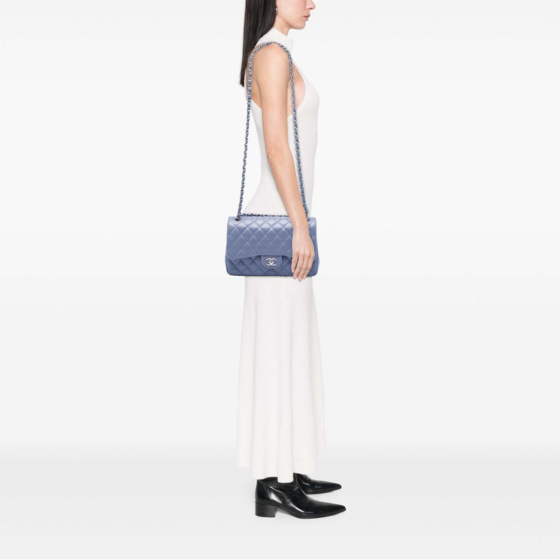 Jumbo Classic Lambskin Double Flap - Image 5