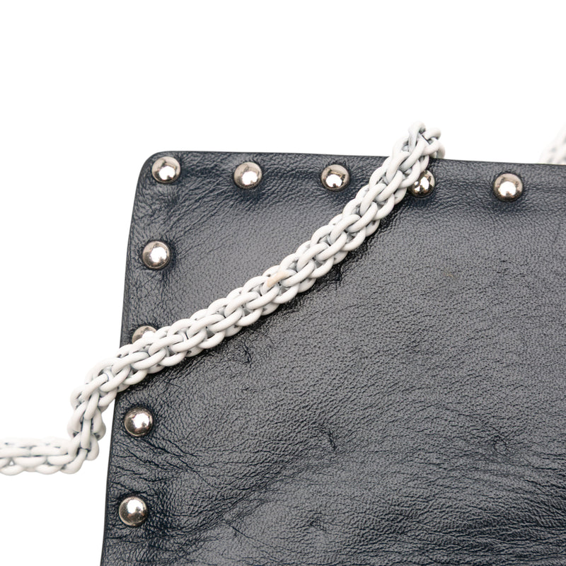 Quilted Lambskin Free Rockstud Spike Wallet On Chain - Image 11