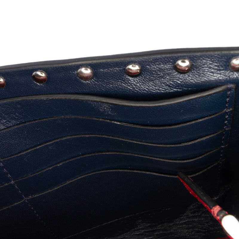 Quilted Lambskin Free Rockstud Spike Wallet On Chain - Image 6
