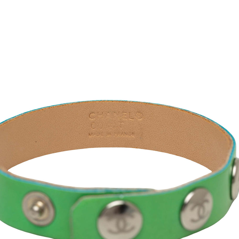 CC Calfskin Stud Bracelet - Image 4