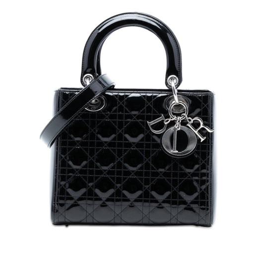 Medium Patent Cannage Lady Dior - Image 1