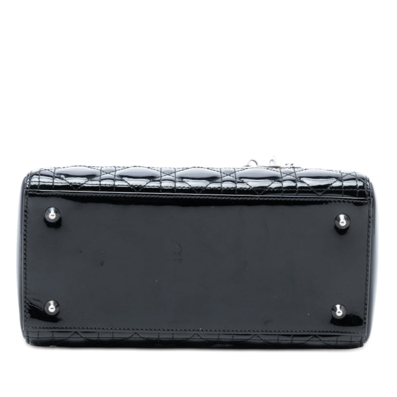 Medium Patent Cannage Lady Dior - Image 3