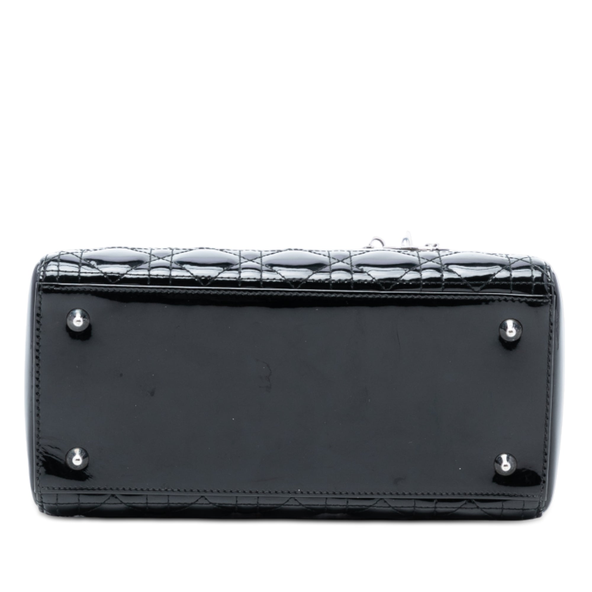 Medium Patent Cannage Lady Dior - Image 3