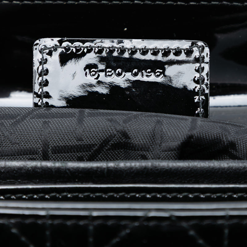 Medium Patent Cannage Lady Dior - Image 5