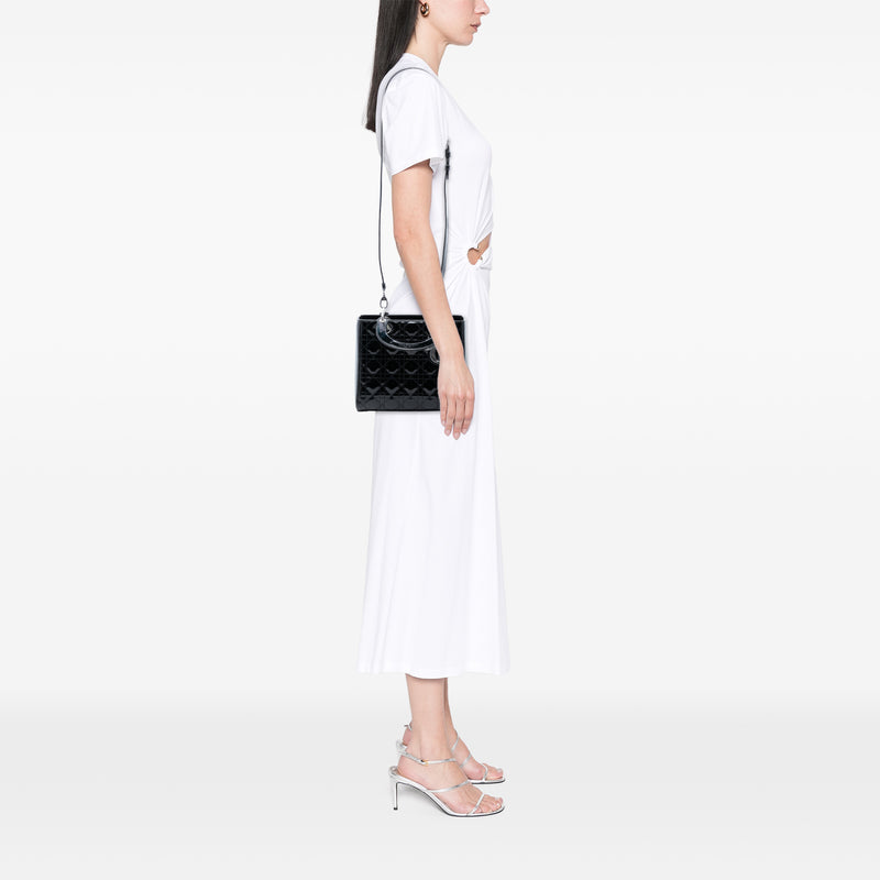 Medium Patent Cannage Lady Dior - Image 7