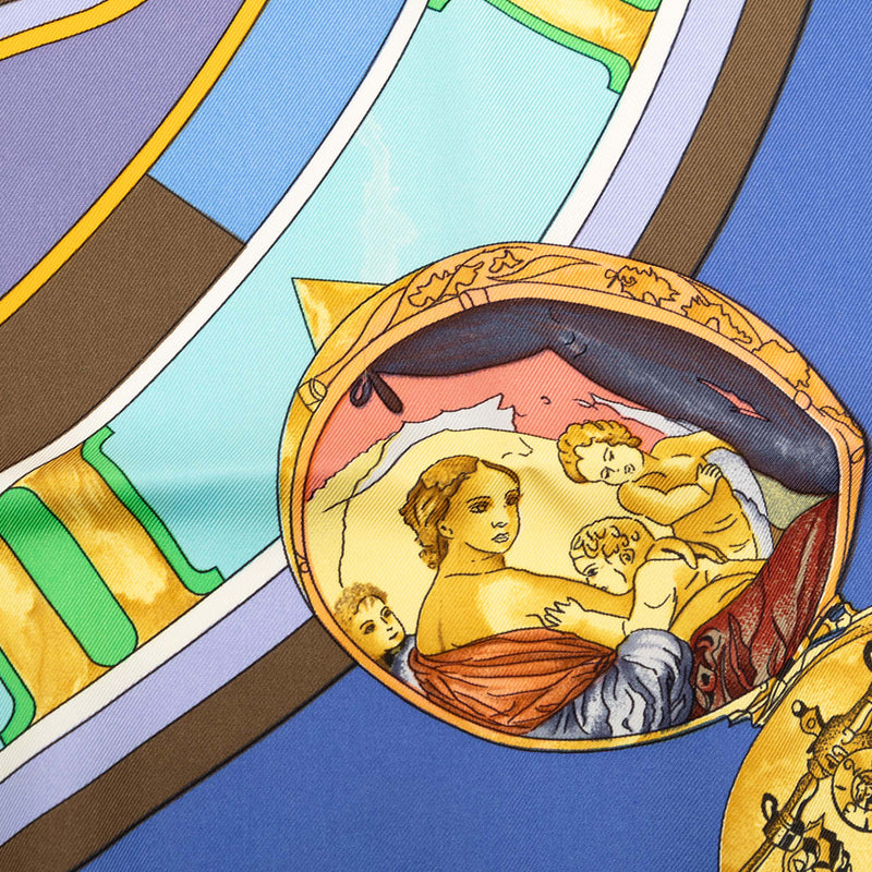Parmi Les Fleurs Je Compte Les Heures Silk Scarf 90 - Image 7