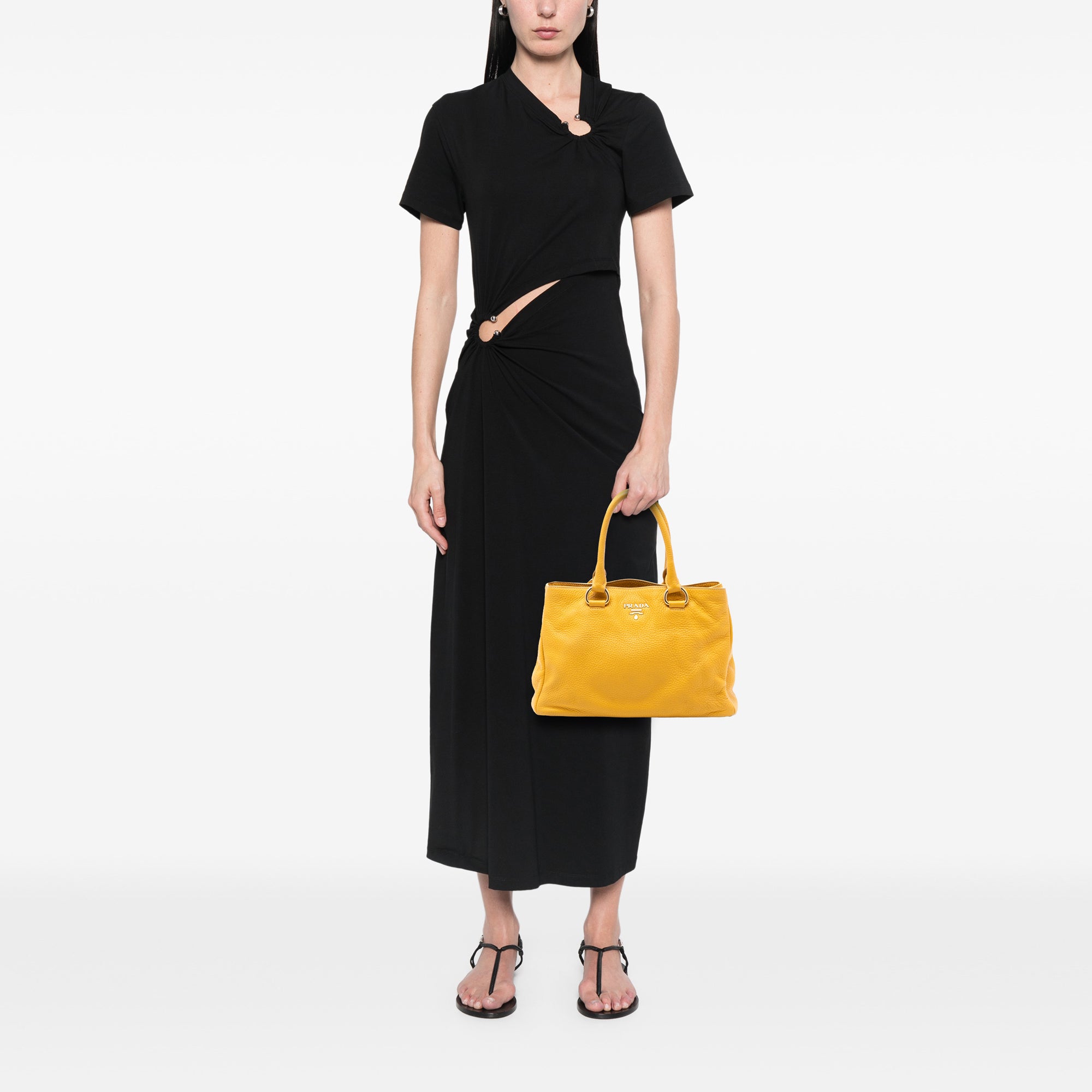 Vitello Daino Open Convertible Tote - Image 6