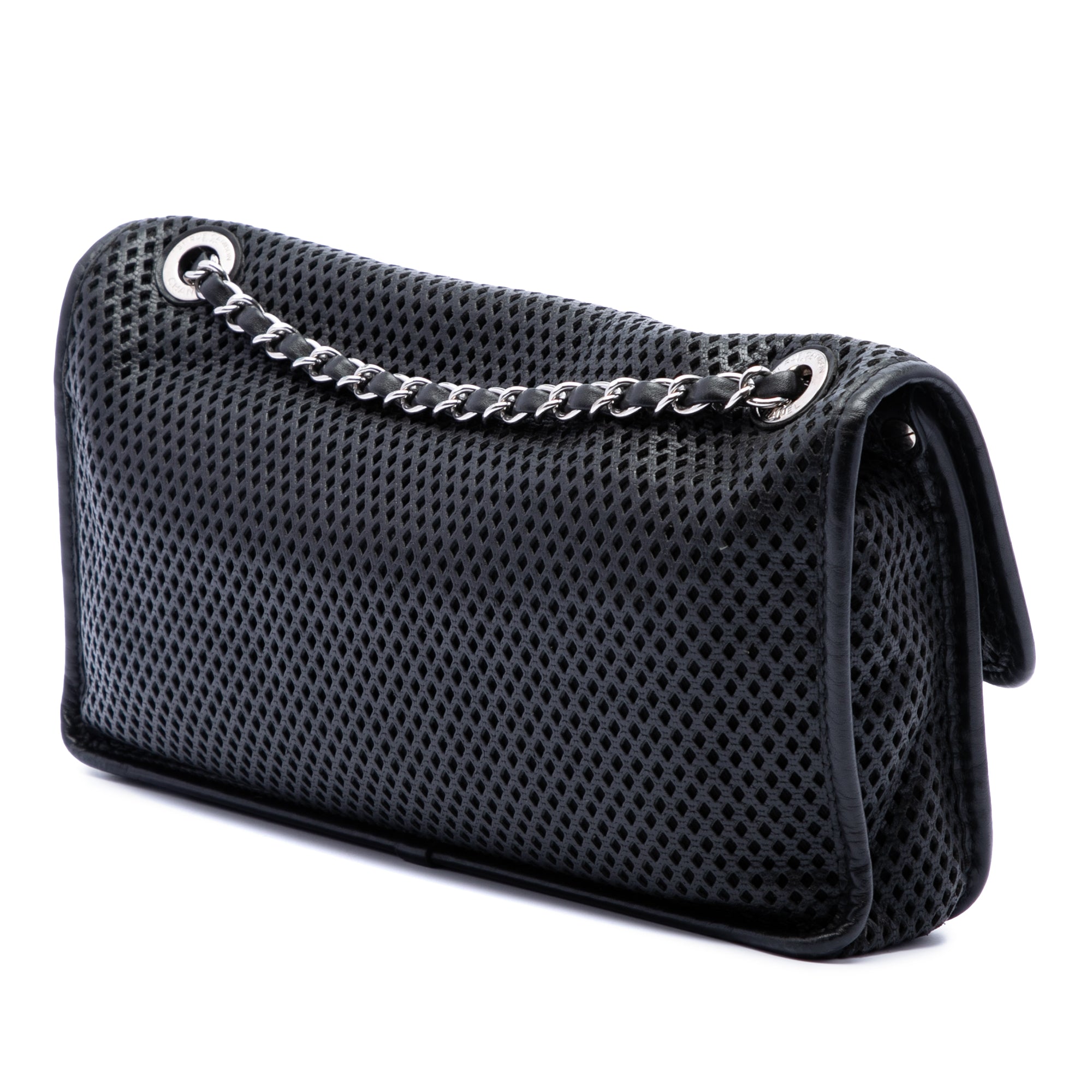 Medium Perforated Lambskin Up In The Air Flap - Image 2