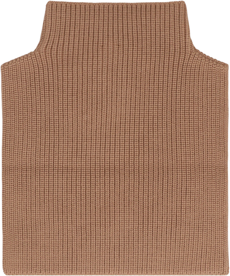 Max Mara Orsola Scarf — Camel Virgin Wool Scarfs