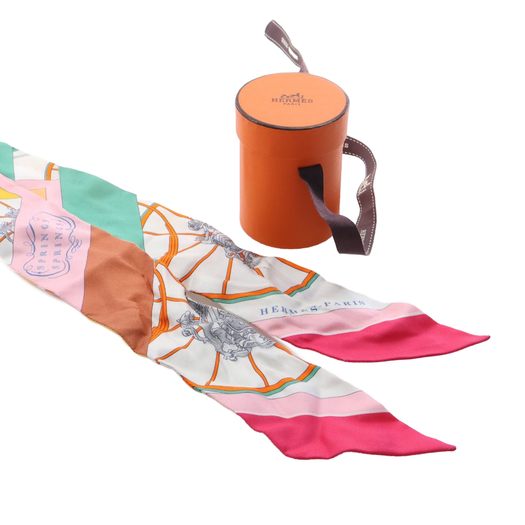 Springs Springs Silk Twilly Scarf - Image 6